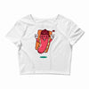 cool hotdog Crop Top