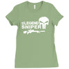 american sniper punisher Ladies Fitted T-Shirt
