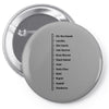 Beard Growth Scale Pin-back button