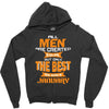 all men are created equal but only the best are born in january 1 Zipper Hoodie