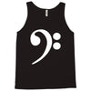 bass cleff funny Tank Top