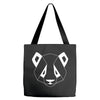 Geometric Panda Tote Bags