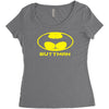 buttman Women's Triblend Scoop T-shirt