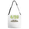 never remember Adjustable Strap Totes