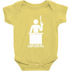 i just did my first desk pop Baby Onesie