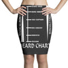 beard length chart Pencil Skirts
