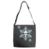 skull snowflakes alternative christmas jumper Adjustable Strap Totes