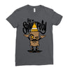 stay squirrely Ladies Fitted T-Shirt