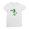 green man dance says hello 2018 Ladies Fitted T-Shirt
