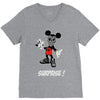 mickey mouse la face cachee en V-Neck Tee