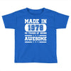 made in 1978 40 years of being awesome Toddler T-shirt