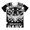 Life After Death Mess With My Baby All Over Women's T-shirt