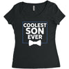 Coolest Son Ever Women's Triblend Scoop T-shirt