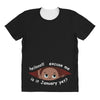 January Peeking Out Baby Boy All Over Women's T-shirt