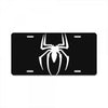 spiderman white logo License Plate