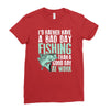 fishing fanatics1 Ladies Fitted T-Shirt