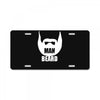 man beard funny mens License Plate