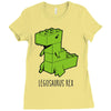 legosaurus rex Ladies Fitted T-Shirt