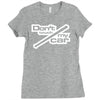 don&acute;t touch my car Ladies Fitted T-Shirt