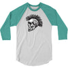 evil skull 3/4 Sleeve Shirt