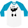 banksy panda pop 3/4 Sleeve Shirt