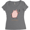 instaham Women's Triblend Scoop T-shirt