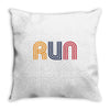 Run Throw Pillow