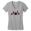 rock out with your cock out Women's V-Neck T-Shirt