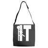 fuck it Adjustable Strap Totes