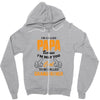 I'm Called Papa Because I'm Way Too Cool To Be Called Grandfather Zipper Hoodie