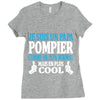 papa pompier Ladies Fitted T-Shirt
