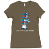 just a little light reading Ladies Fitted T-Shirt