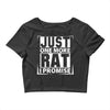 Just One More Rat I Promise Crop Top