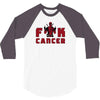fuck cancer 3/4 Sleeve Shirt