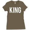 king Ladies Fitted T-Shirt