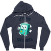 let's play video games Zipper Hoodie