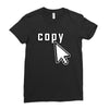Copy Paste Matching Ladies Fitted T-Shirt
