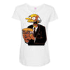 burns vs trump Maternity Scoop Neck T-shirt