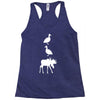 duck duck moose funny Racerback Tank