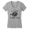 love tube mice Women's V-Neck T-Shirt