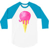 octopus icecream 3/4 Sleeve Shirt