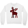 lumberjack reindeer Crewneck Sweatshirt