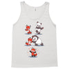 red fusion Tank Top
