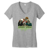 golden ghouls Women's V-Neck T-Shirt