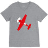 pilot flieger airplane flugzeug extra300 rc flyer V-Neck Tee