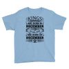 Real Kings Are Born On December 5 Youth Tee