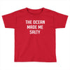 The Ocean Made Me Salty Toddler T-shirt