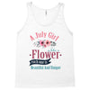 A July Girl Like A Flowers Tank Top