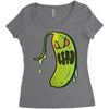 pickle monster Women's Triblend Scoop T-shirt