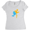Portal Man Women's Triblend Scoop T-shirt